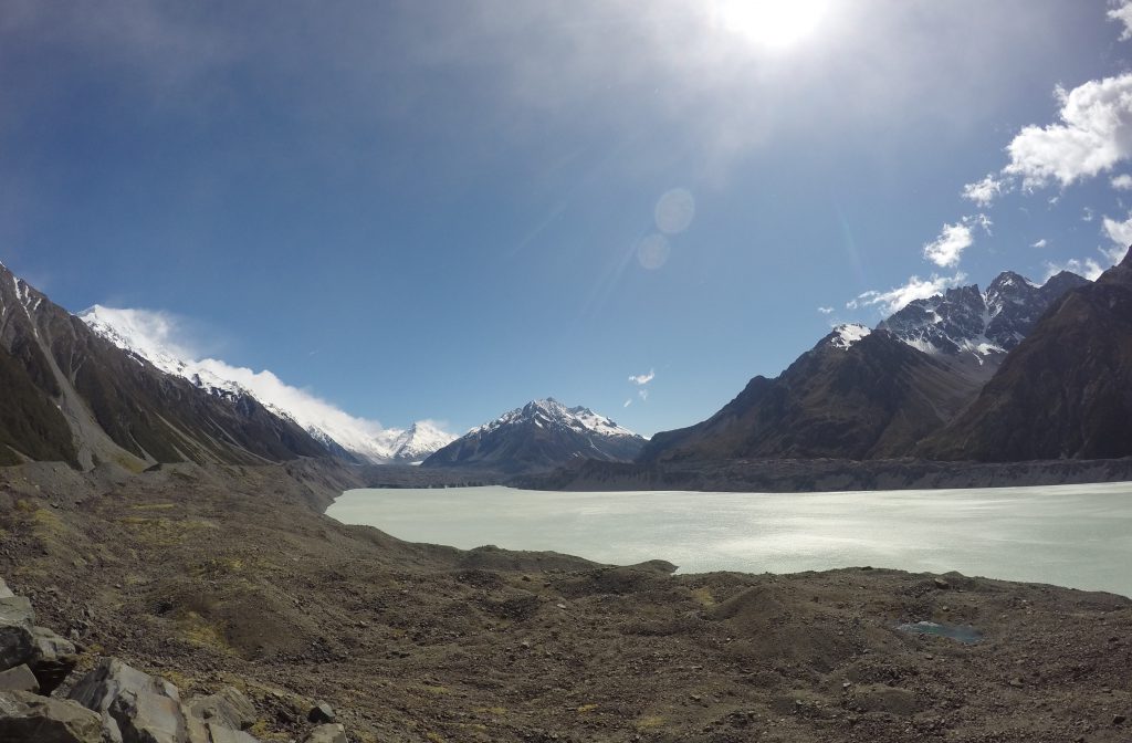 Tasman Galcier New Zealand